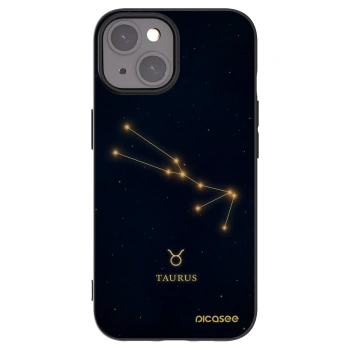 Picasee silikónový čierny obal pre Apple iPhone 15 - TAURUS