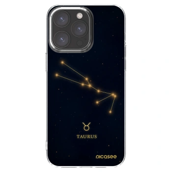 Picasee silikónový prehľadný obal pre Apple iPhone 15 Pro Max - TAURUS