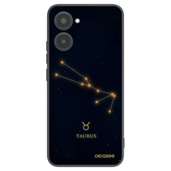 Picasee silikónový čierny obal pre Realme 10 4G - TAURUS