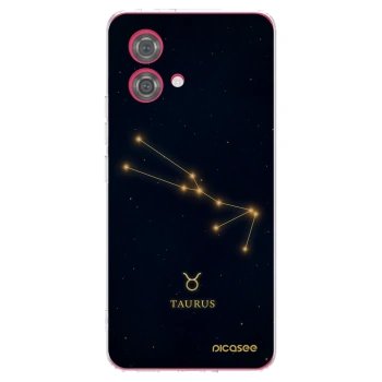 Picasee silikónový prehľadný obal pre Motorola Moto G84 5G - TAURUS
