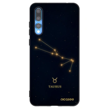 Picasee silikónový čierny obal pre Huawei P20 Pro - TAURUS