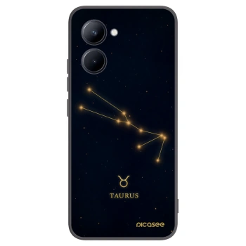 Picasee silikónový čierny obal pre Realme C33 (2023) - TAURUS