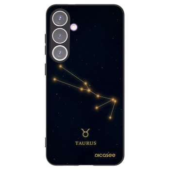 Picasee silikónový čierny obal pre Samsung Galaxy S24+ S926B 5G - TAURUS