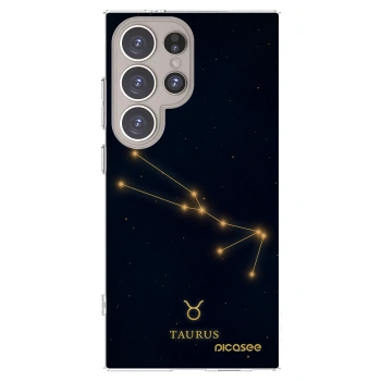 Picasee silikónový prehľadný obal pre Samsung Galaxy S24 Ultra S928B 5G - TAURUS