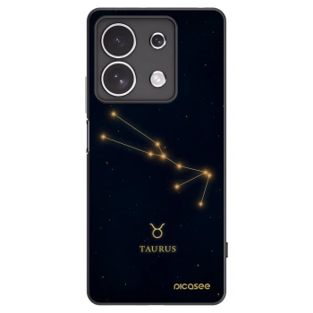 Picasee silikónový čierny obal pre Xiaomi Redmi Note 13 4G - TAURUS