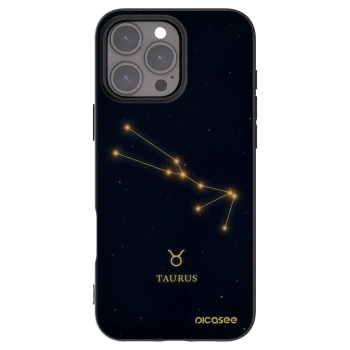 Picasee silikónový čierny obal pre Apple iPhone 16 Pro Max - TAURUS