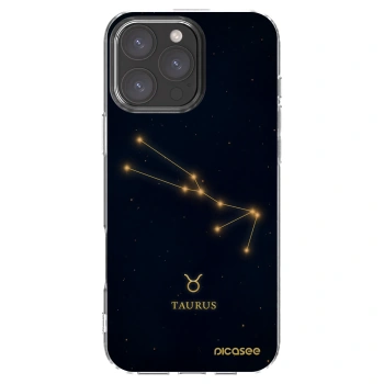 Picasee silikónový prehľadný obal pre Apple iPhone 16 Pro Max - TAURUS