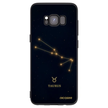Picasee silikónový čierny obal pre Samsung Galaxy S8 G950F - TAURUS
