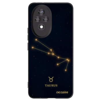 Picasee silikónový čierny obal pre Honor 200 Pro 5G - TAURUS