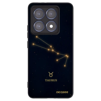 Picasee silikónový čierny obal pre Xiaomi 14T Pro - TAURUS