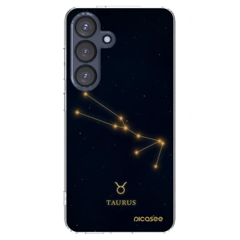 Picasee silikónový prehľadný obal pre Samsung Galaxy S25 5G - TAURUS