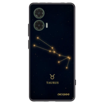 Picasee silikónový čierny obal pre Motorola Moto G35 5G - TAURUS