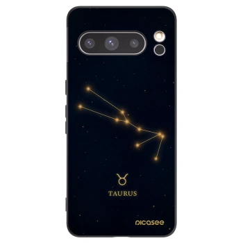 Picasee silikónový čierny obal pre Google Pixel 8 Pro - TAURUS