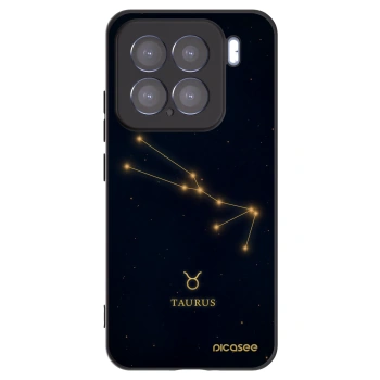 Picasee silikónový čierny obal pre Xiaomi 15 - TAURUS