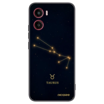 Picasee silikónový čierny obal pre Motorola Moto G05 - TAURUS