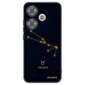 Picasee silikónový čierny obal pre Xiaomi Poco F6 - TAURUS