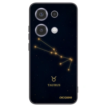Picasee silikónový čierny obal pre Xiaomi Redmi Note 14S - TAURUS