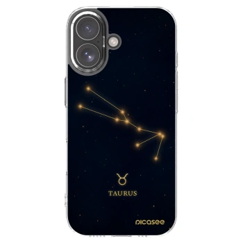 Picasee silikónový prehľadný obal pre Apple iPhone 17 - TAURUS
