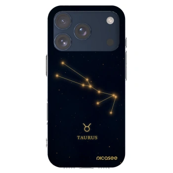 Picasee silikónový prehľadný obal pre Apple iPhone 17 Pro - TAURUS