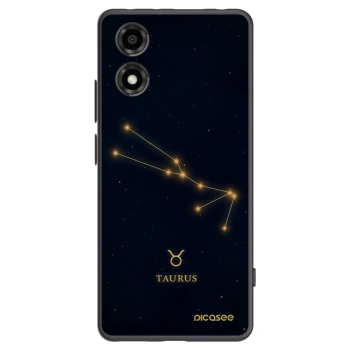 Picasee silikónový čierny obal pre Motorola Moto E14 - TAURUS