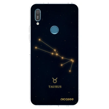 Picasee silikónový prehľadný obal pre Huawei Y6 2019 - TAURUS
