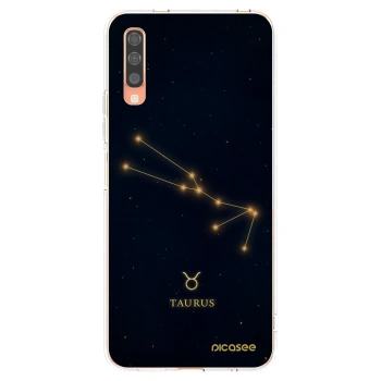 Picasee silikónový prehľadný obal pre Samsung Galaxy A70 A705F - TAURUS