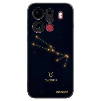 Picasee silikónový čierny obal pre OPPO Find X9 Pro - TAURUS