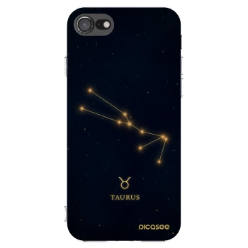 Picasee silikónový prehľadný obal pre Apple iPhone 8 - TAURUS