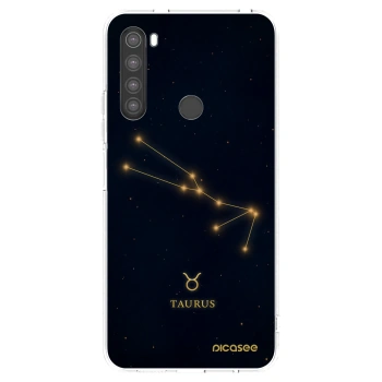 Picasee silikónový prehľadný obal pre Xiaomi Redmi Note 8 - TAURUS