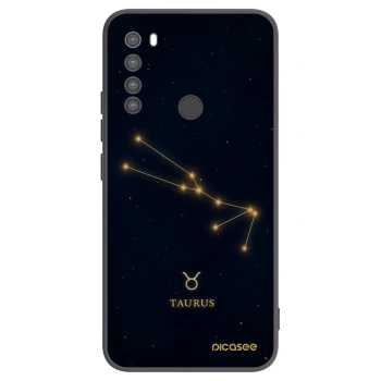 Picasee silikónový čierny obal pre Xiaomi Redmi Note 8 - TAURUS