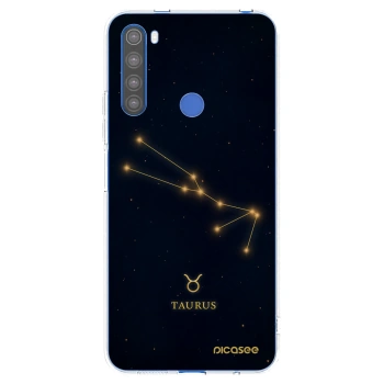 Picasee silikónový prehľadný obal pre Xiaomi Redmi Note 8T - TAURUS