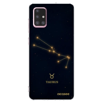 Picasee silikónový prehľadný obal pre Samsung Galaxy A71 A715F - TAURUS