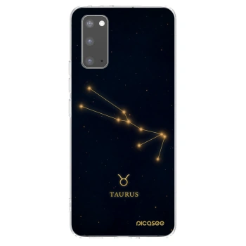 Picasee silikónový prehľadný obal pre Samsung Galaxy S20 G980F - TAURUS