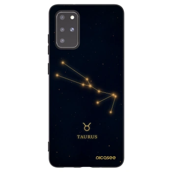Picasee silikónový čierny obal pre Samsung Galaxy S20+ G985F - TAURUS