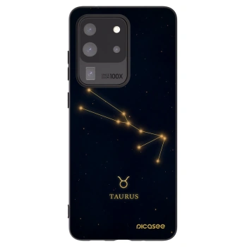 Picasee silikónový čierny obal pre Samsung Galaxy S20 Ultra 5G G988F - TAURUS