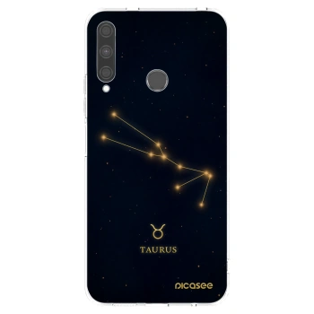 Picasee silikónový prehľadný obal pre Huawei P40 Lite E - TAURUS