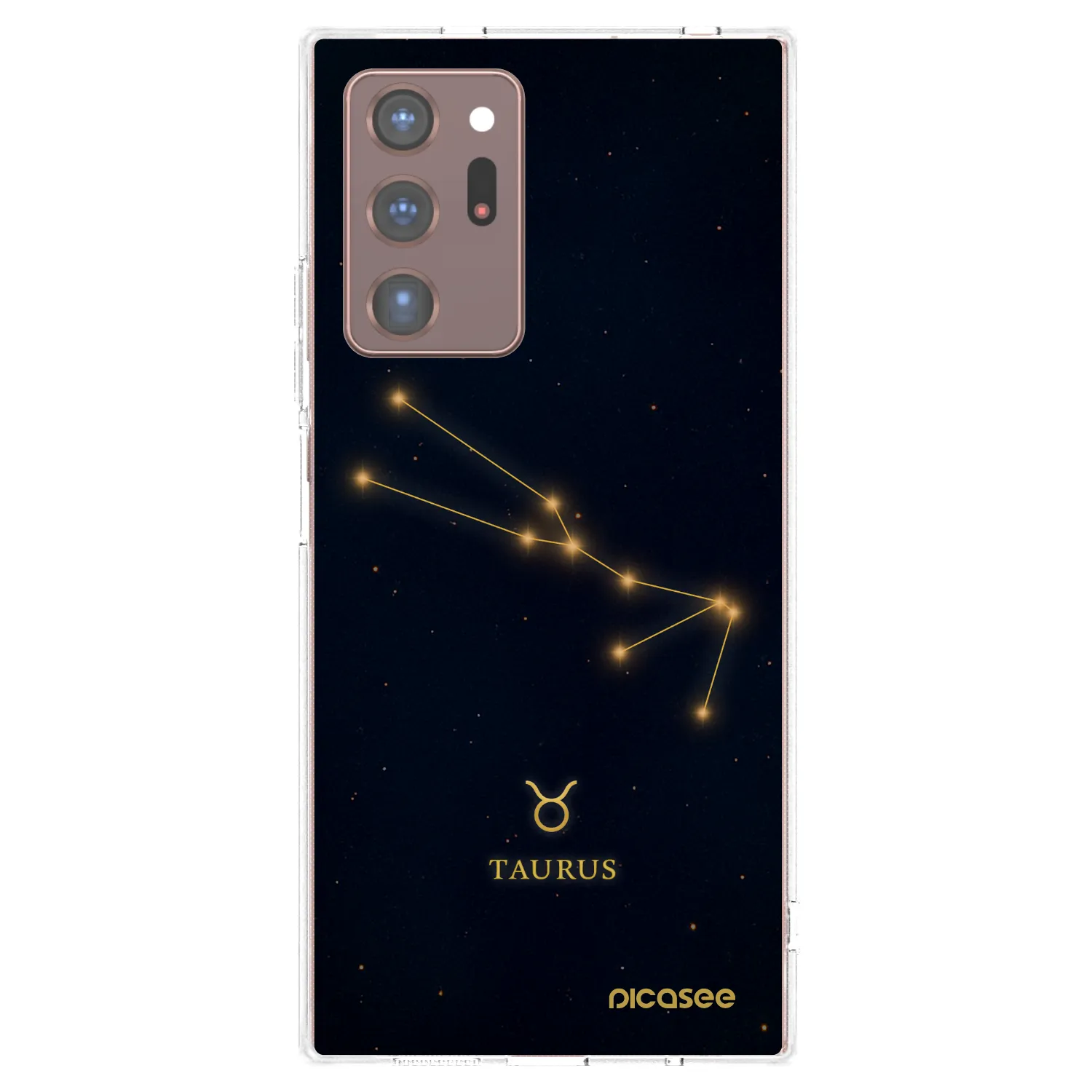 Picasee silikónový prehľadný obal pre Samsung Galaxy Note 20 Ultra - TAURUS