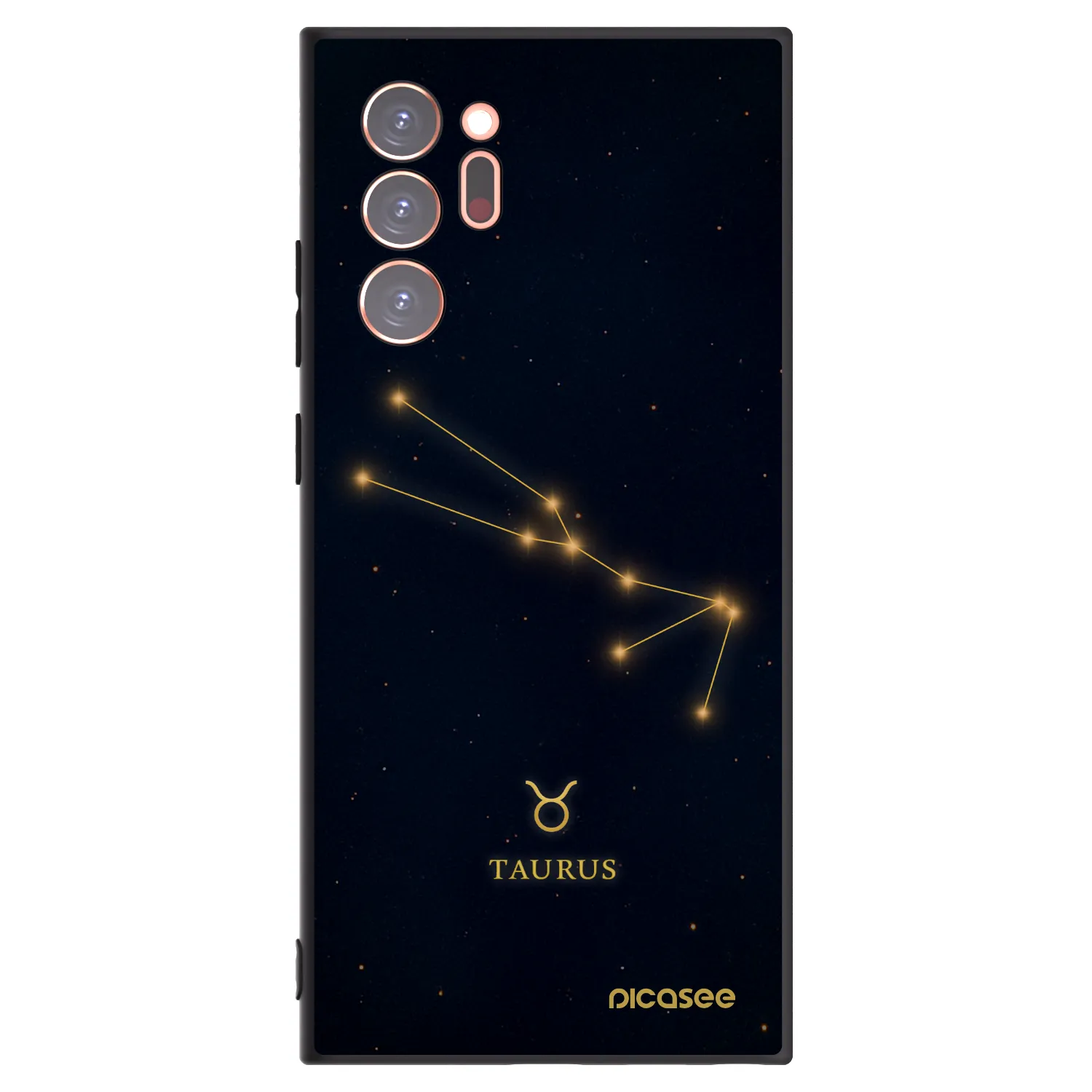 Picasee silikónový čierny obal pre Samsung Galaxy Note 20 Ultra - TAURUS