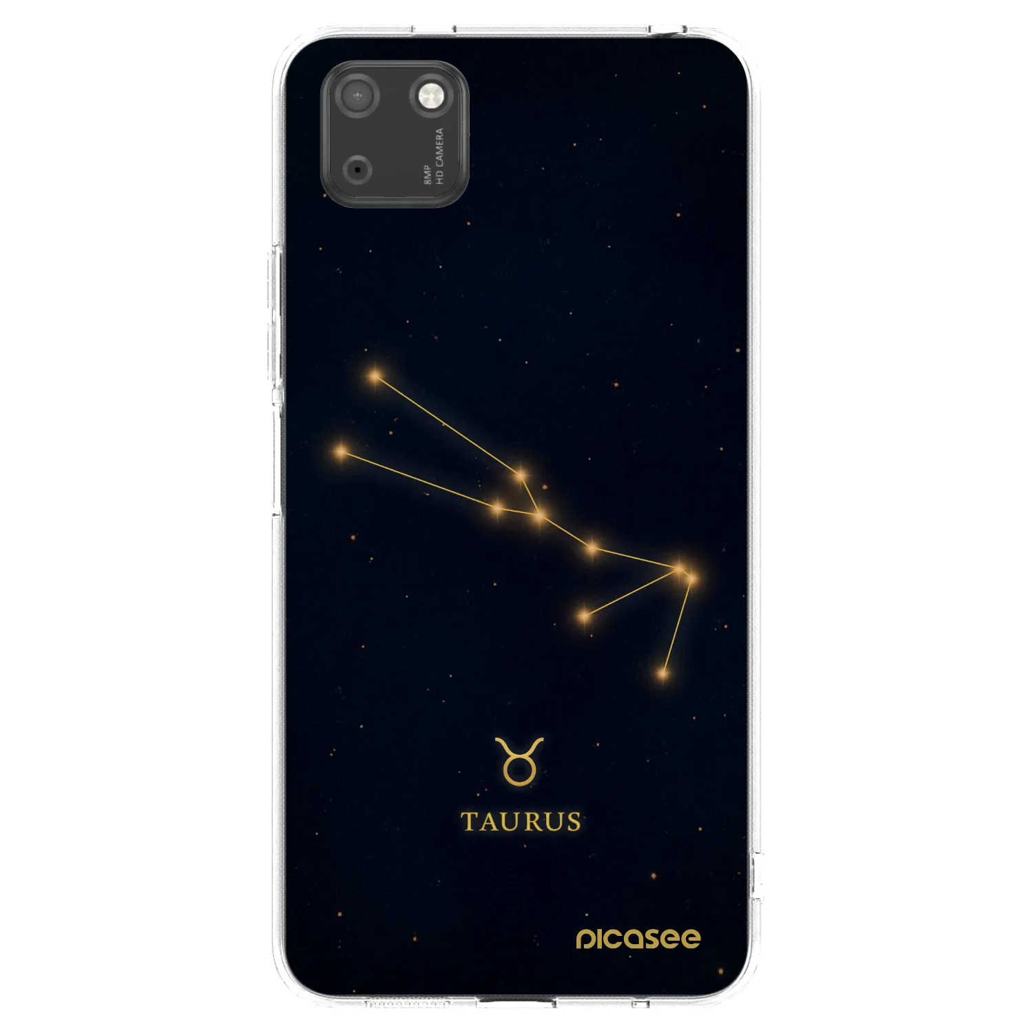 Picasee silikónový prehľadný obal pre Huawei Y5P - TAURUS