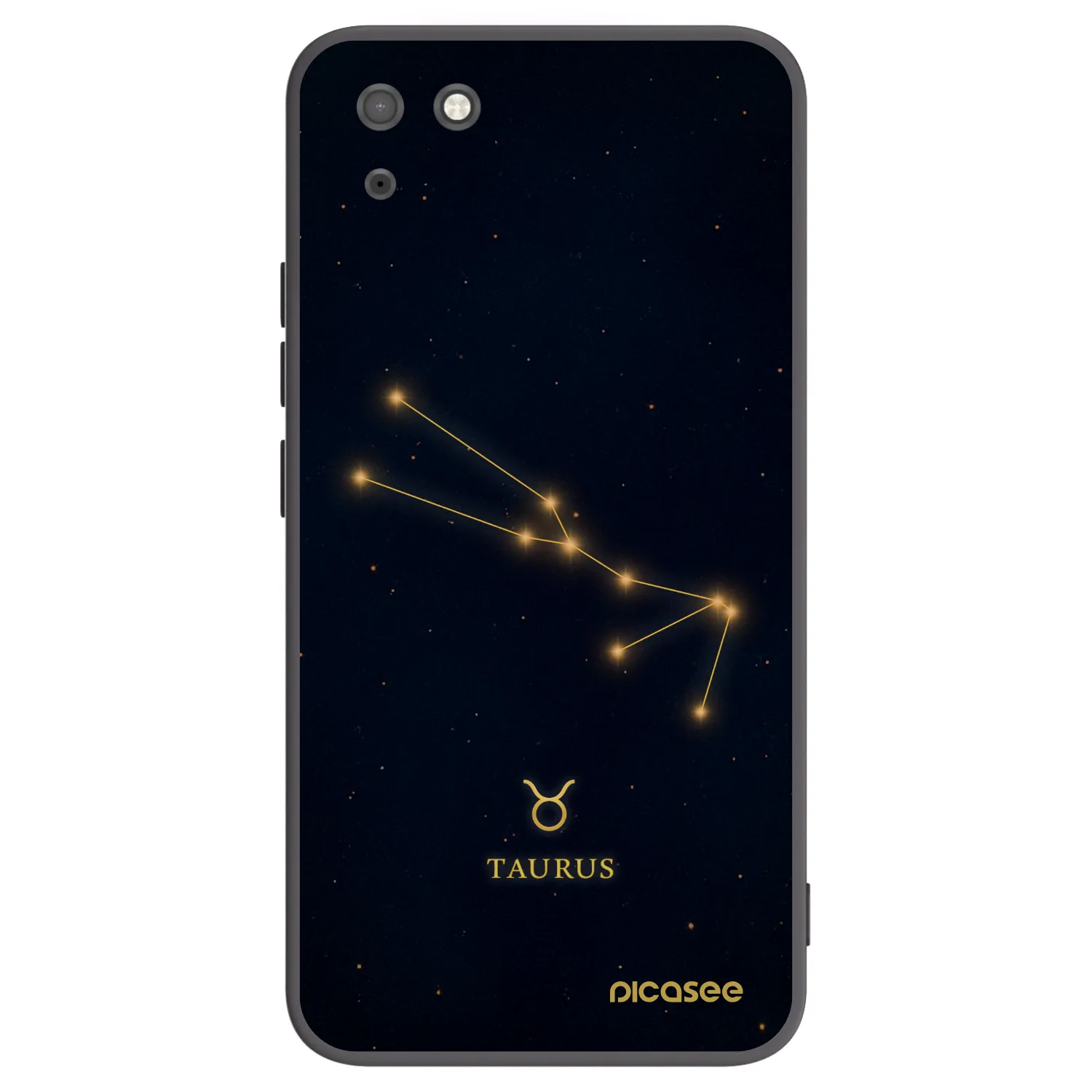 Picasee silikónový čierny obal pre Huawei Y5P - TAURUS
