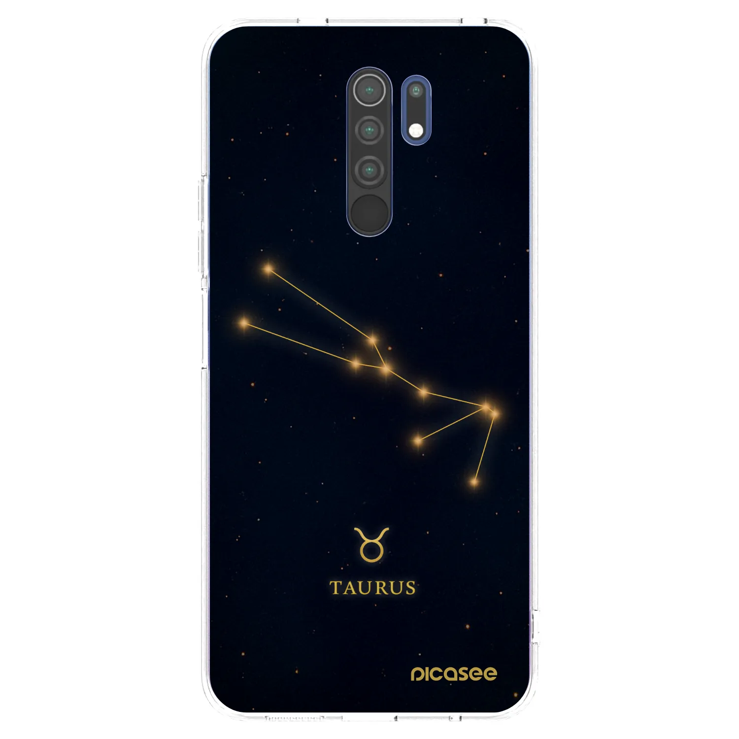 Picasee silikónový prehľadný obal pre Xiaomi Redmi 9 - TAURUS