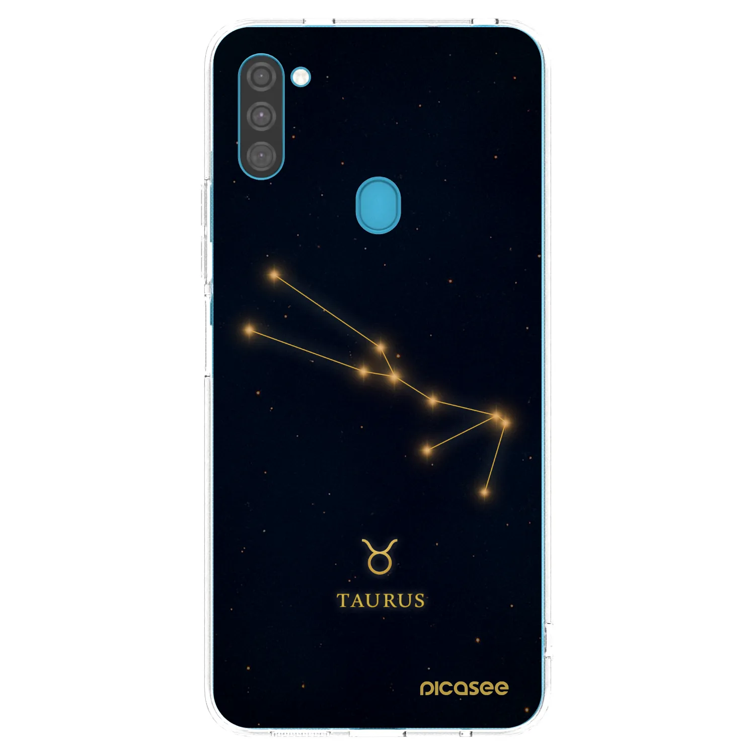 Picasee silikónový prehľadný obal pre Samsung Galaxy M11 - TAURUS