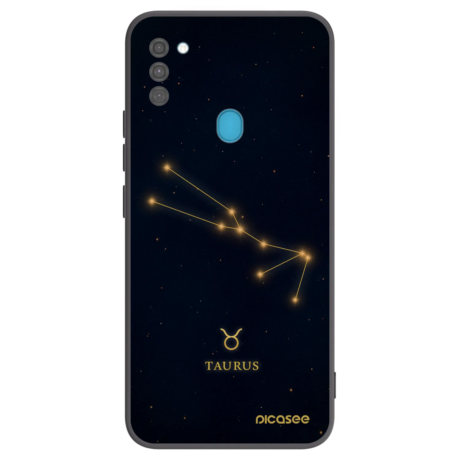 Picasee silikónový čierny obal pre Samsung Galaxy M11 - TAURUS