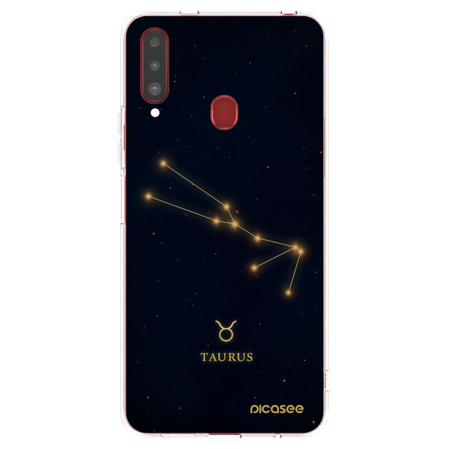 Picasee silikónový prehľadný obal pre Samsung Galaxy A20s - TAURUS