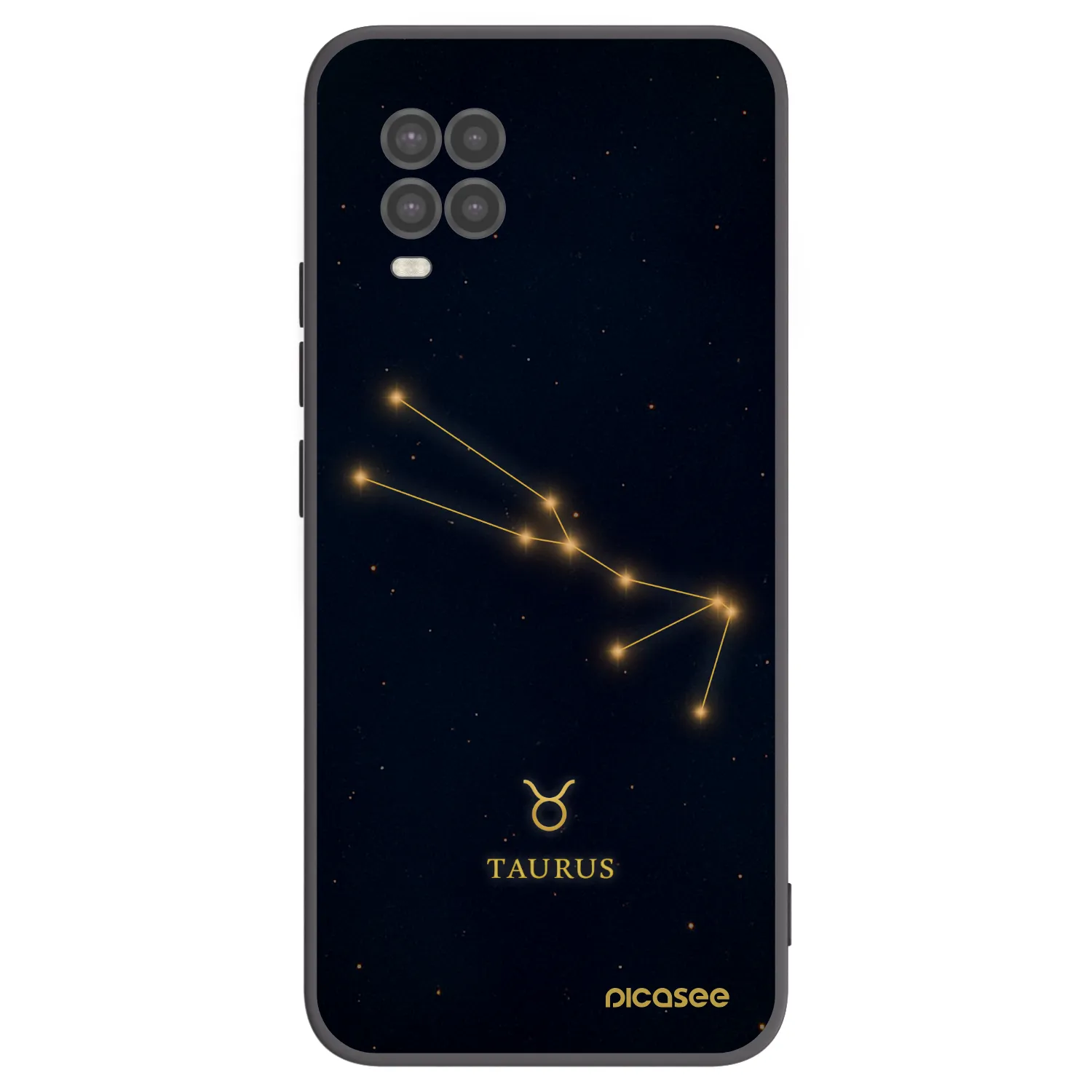 Picasee silikónový čierny obal pre Xiaomi Mi 10 Lite - TAURUS