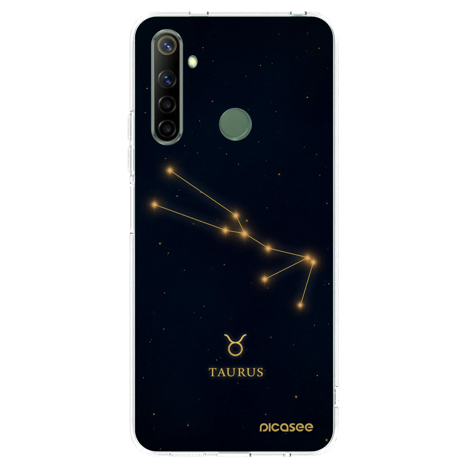 Picasee silikónový prehľadný obal pre Realme 6i - TAURUS