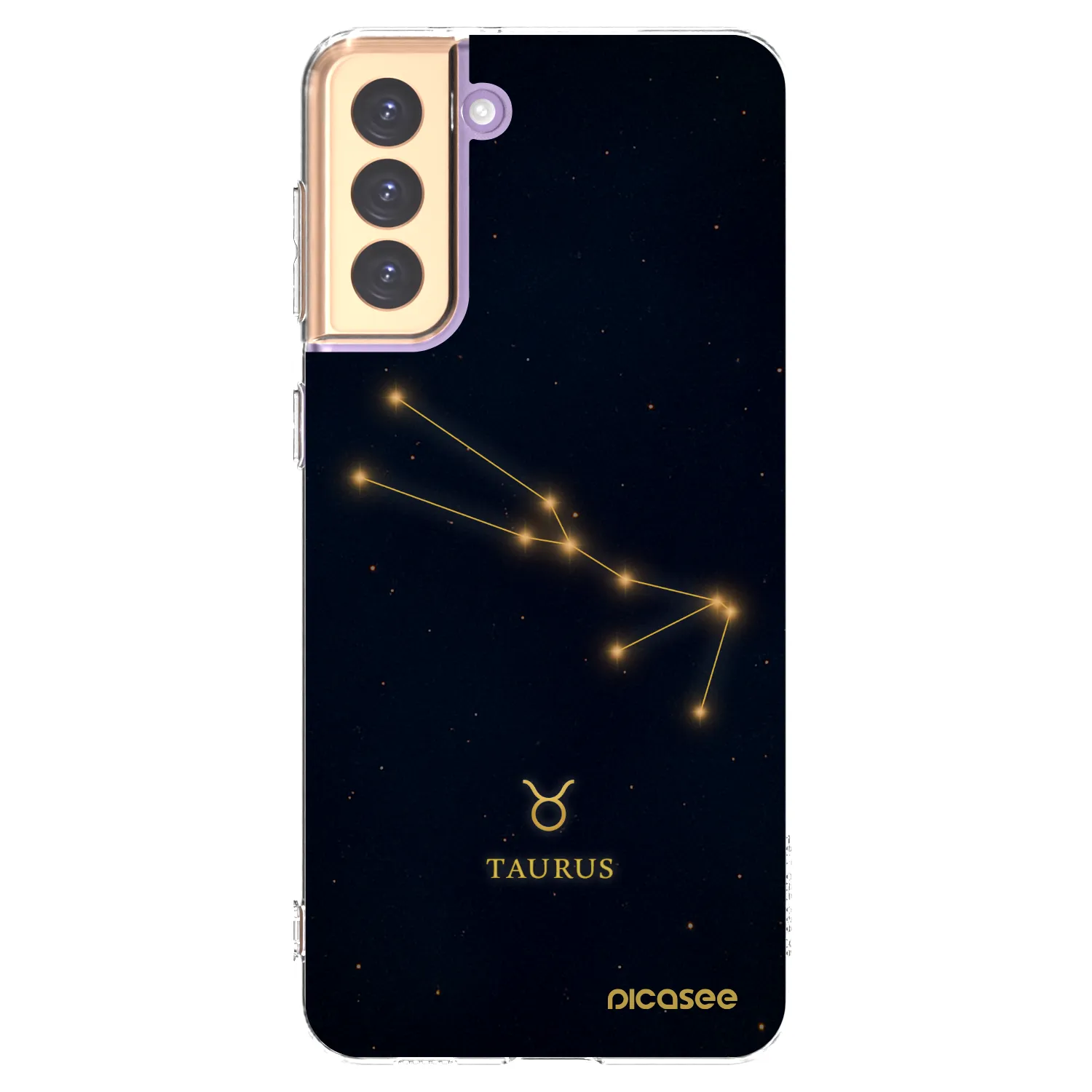 Picasee silikónový prehľadný obal pre Samsung Galaxy S21+ 5G G996F - TAURUS