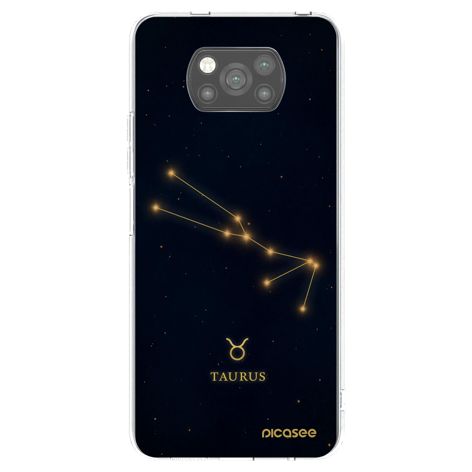 Picasee silikónový čierny obal pre Xiaomi Poco X3 Pro - TAURUS