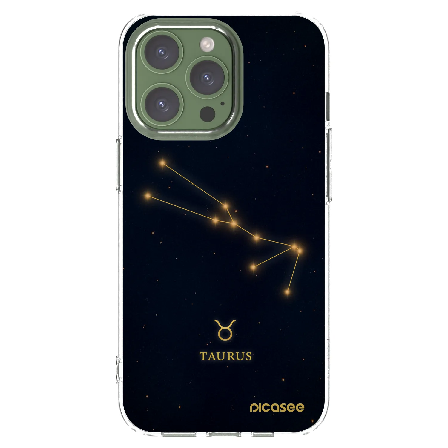 Picasee silikónový prehľadný obal pre Apple iPhone 13 Pro - TAURUS