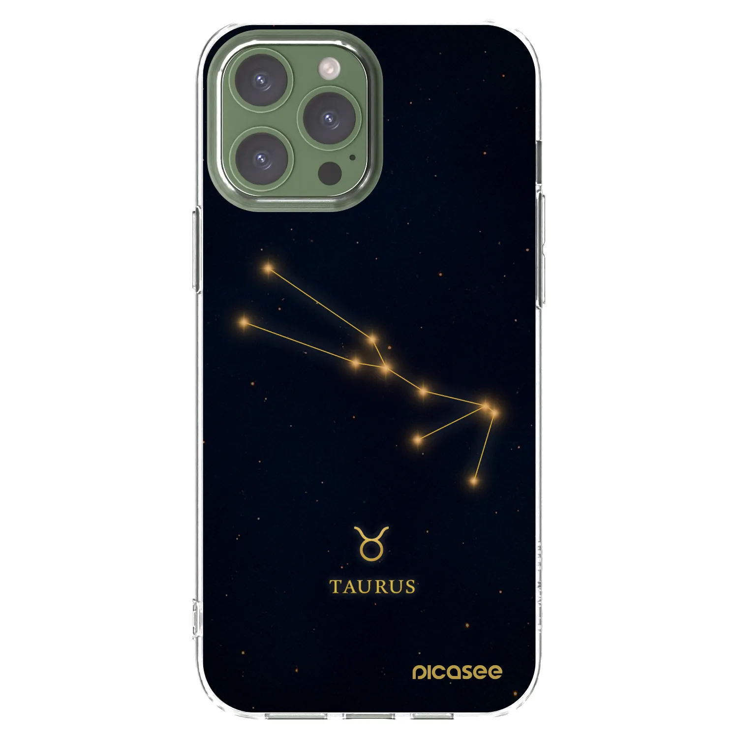 Picasee silikónový prehľadný obal pre Apple iPhone 13 Pro Max - TAURUS